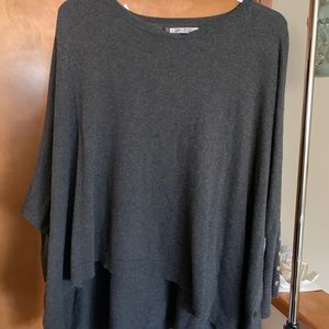 Charcoal J.  Lopez High low sweater extra-large.